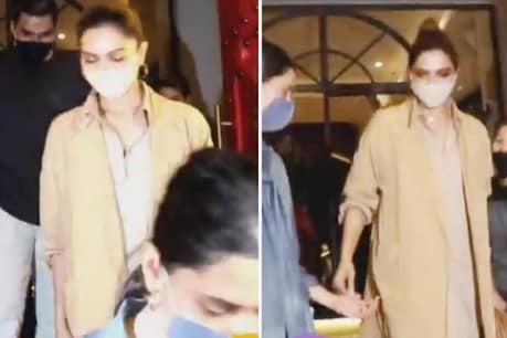 इवेंट से बाहर निकलतीं दीपिका पादुकोण (Video Grab Youtube)