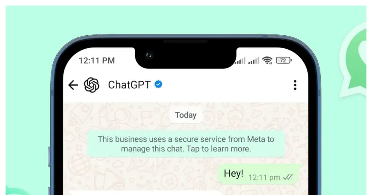 Tach – WhatsApp पर ChatGPT का इस्तेमाल कैसे करें? जानिये स्टेप बाय स्टेप Tach – WhatsApp पर ChatGPT का इस्तेमाल कैसे करें? जानिये स्टेप बाय स्टेप