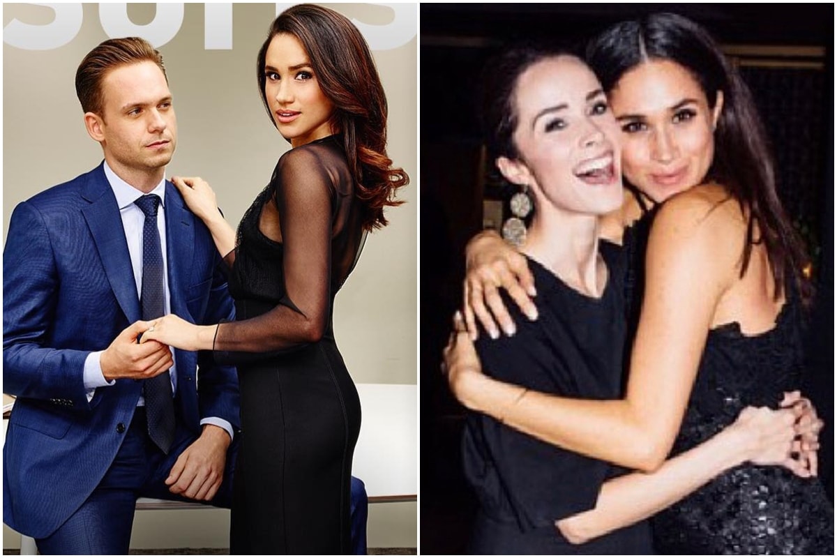 Meghan Markle S Suits Co Stars Patrick Adams Abigail Spencer Support