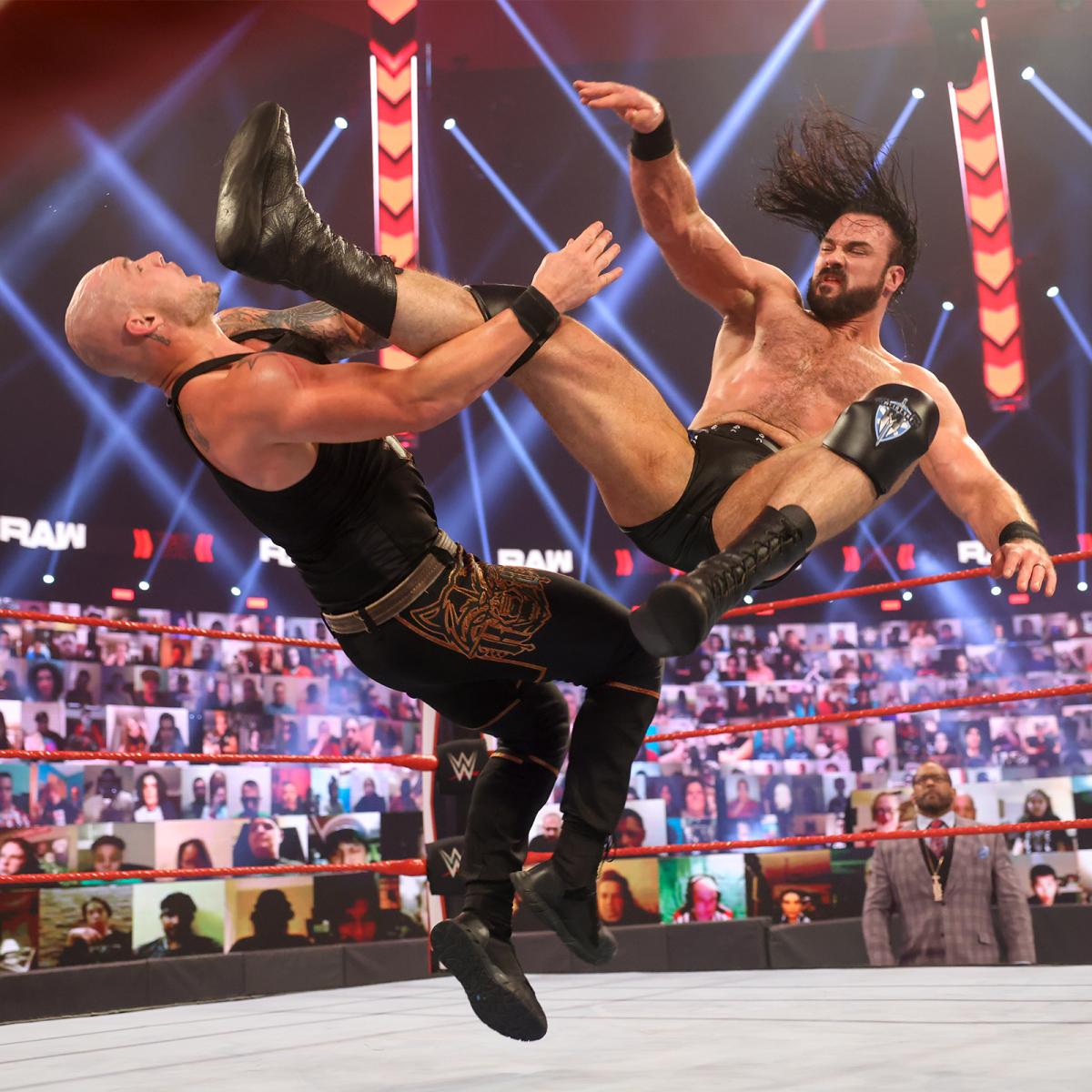 Wwe Raw Results Drew Mcintyre And Bobby Lashley Trade Words And Blows