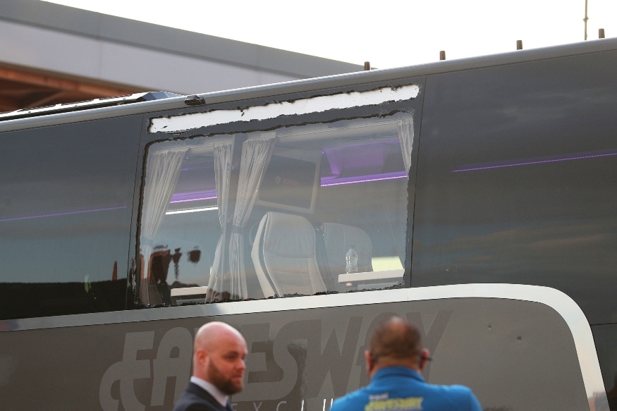 Liverpool Apologise To Real Madrid After Team Bus Damaged On Arrival At