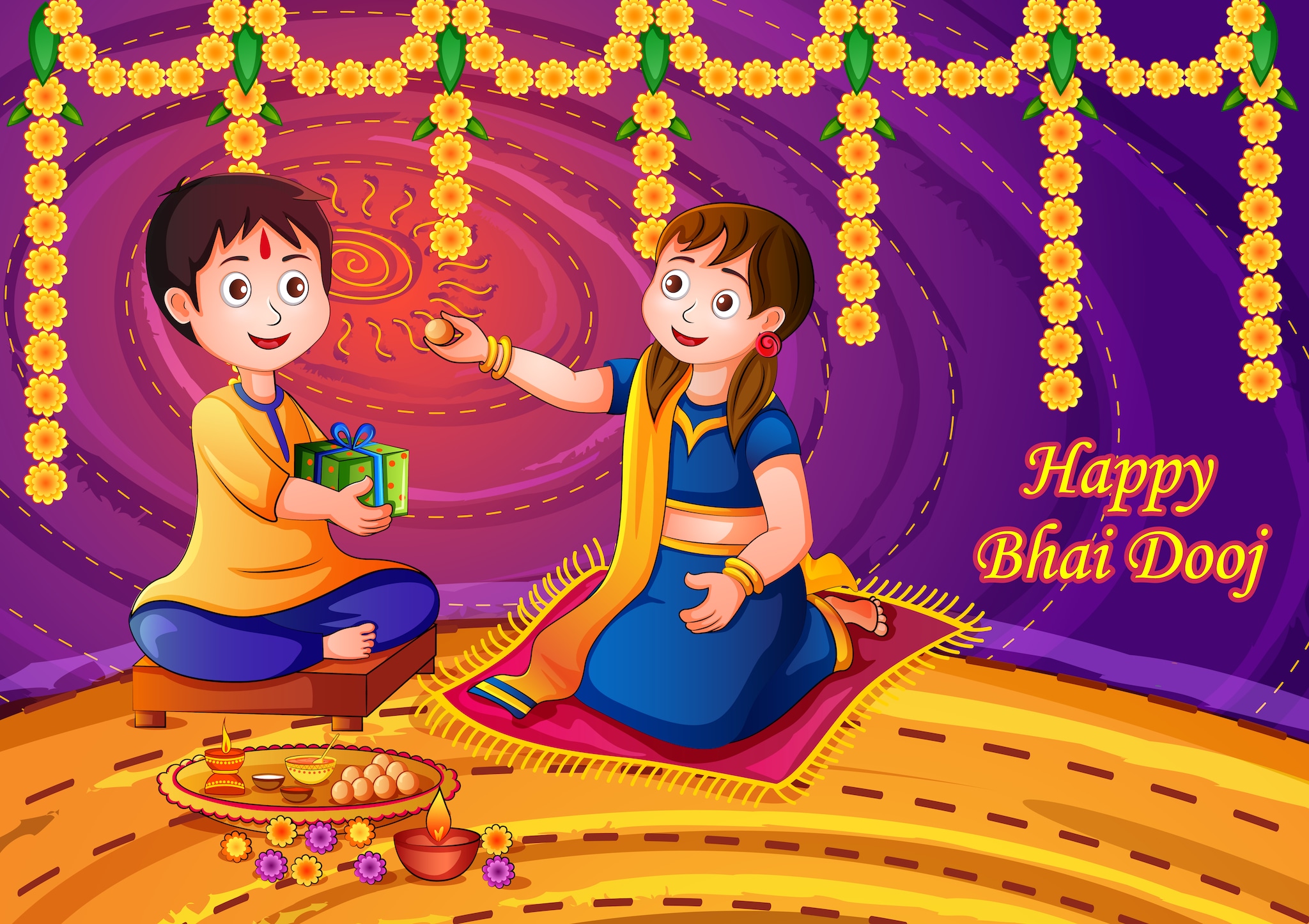 Happy Bhai Dooj 2021 Wishes Images Status Quotes Messages And