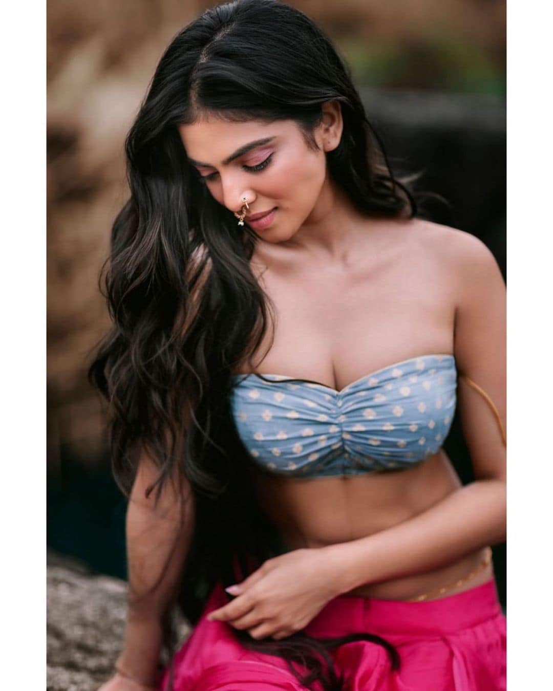 Malavika Mohanan Oozes Oomph In Pink Monokini Check Out Her Sexy