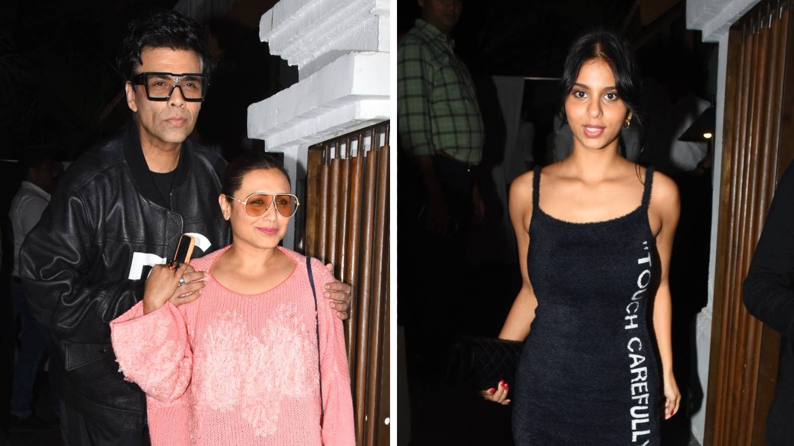 Rani Mukerji Karan Johar Suhana Khan Zoya Akhtar Ananya Panday