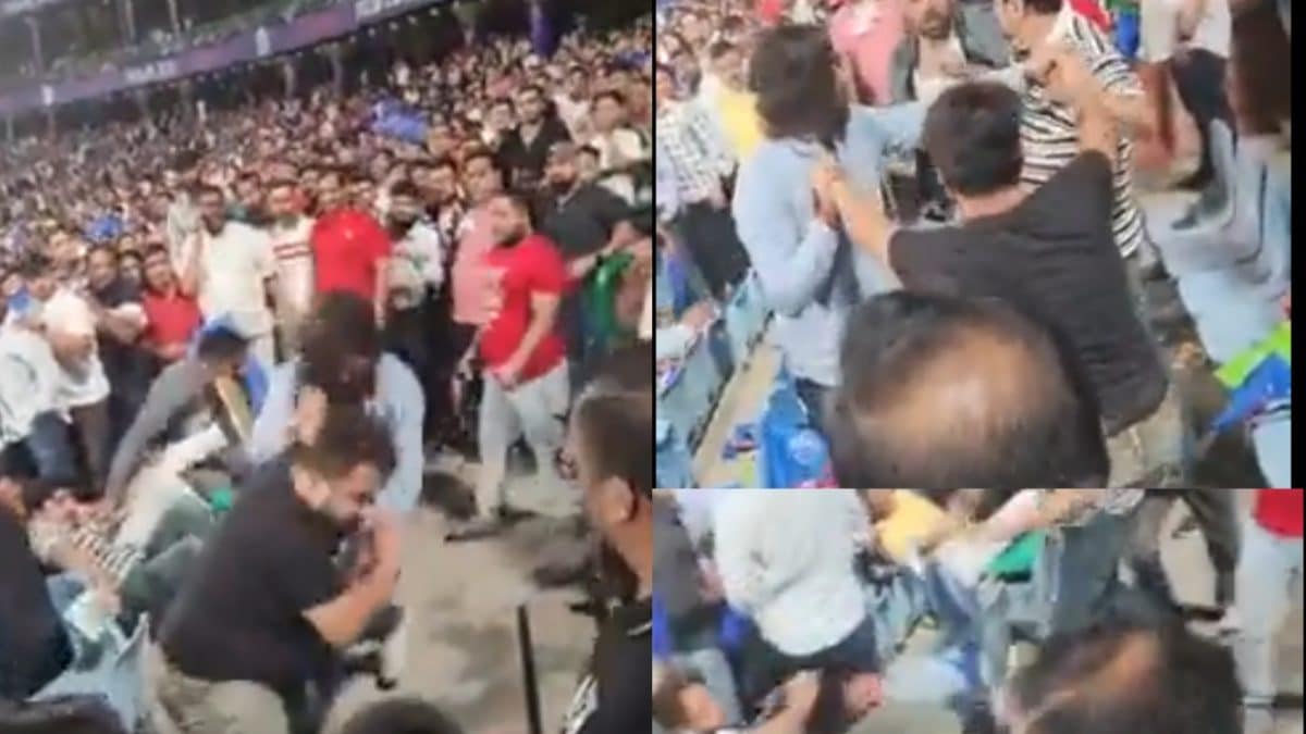 Ugly Fight Breaks Out Between Fans At Arun Jaitley Stadium During Dc S