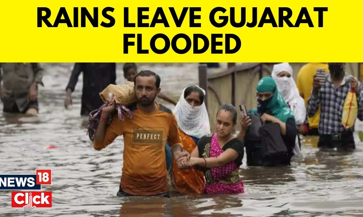 Gujarat Floods Heavy Rains Lash Several Parts Of Gujarat Red Alert