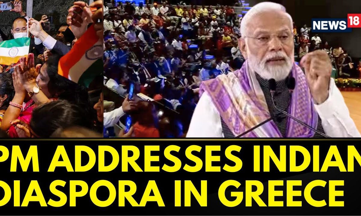 Pm Narendra Modi Addresses Indian Diaspora In Greece Pm Modi In