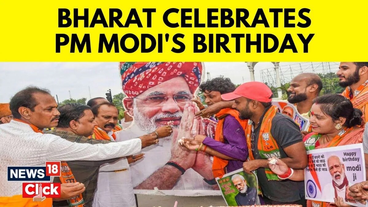 Bharat Celebrates PM Modis 73rd Birthday News18