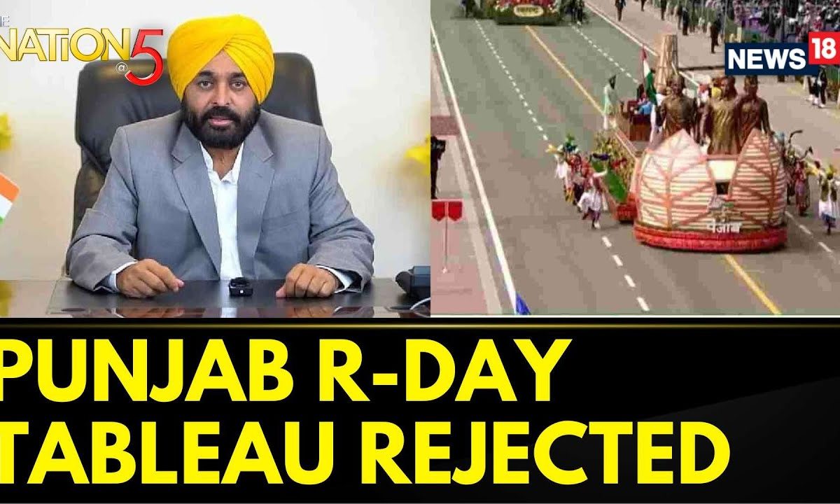 Punjab Cm Bhagwant Mann Hits Out At Centre After Punjab Republic Day