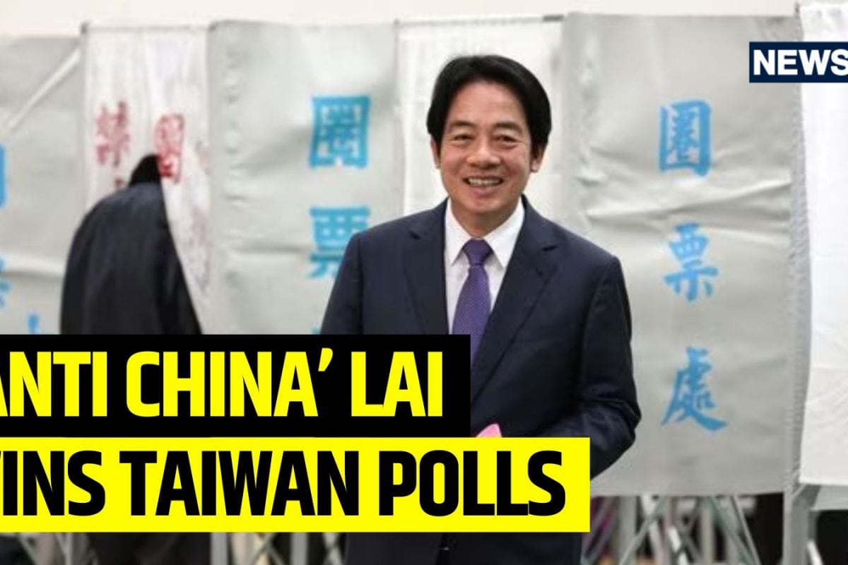 Taiwan Elects Anti China Lai For Third Term News18