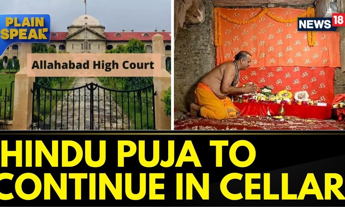 Gyanvapi Masjid Hindu Puja To Continue In Cellar As Allahabad HC