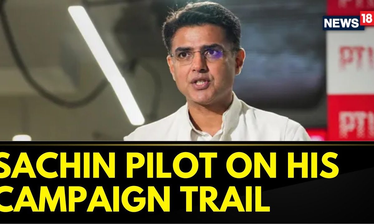 Congress Leader Sachin Pilot Speaks On His Campaign Trail Lok Sabha