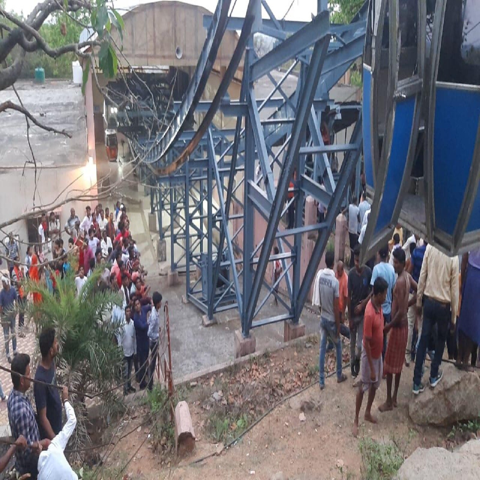 Jharkhand Trikut Ropeway Accident Mountain In Deoghar 48 Tourists