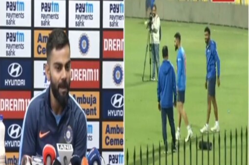 খেলৰ পূৰ্বে শনিবাৰে টীম ইণ্ডিয়াৰ অধিনায়ক বিৰাট কোহলীয়ে কয় যে শ্ৰীলংকাৰ বিৰুদ্ধে আমি জয়ী হ’ম গুৱাহাটীত।