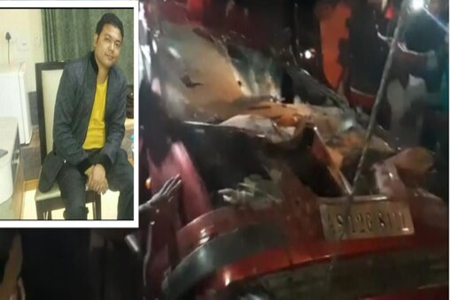 শুকুৰবাৰে নিশা সংঘটিত হয় এই শোৱৱহ পথ দুৰ্ঘটনাটো।