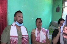 আৰ্থিক সংকটৰ সন্মুখীন হোৱা  প্ৰয়াত খাপলাং কাইৰ পৰিয়ালৰ কাষত যতীন বৰা, আগবঢ়ালে আৰ্থিক সাহাৰ্য