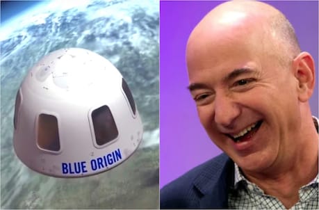 Jeff Bezos: সপোন পূৰণ হ'ল জেফ বেজোছৰ- মহাকাশলৈ উৰা মাৰিলে ভাতৃ, ৮২ বছৰীয়া বৃদ্ধা আৰু ১৮ বছৰীয়া যুৱকৰ সৈতে Jeff Bezos: সপোন পূৰণ হ'ল জেফ বেজোছৰ- মহাকাশলৈ উৰা মাৰিলে ভাতৃ, ৮২ বছৰীয়া বৃদ্ধা আৰু ১৮ বছৰীয়া যুৱকৰ সৈতে