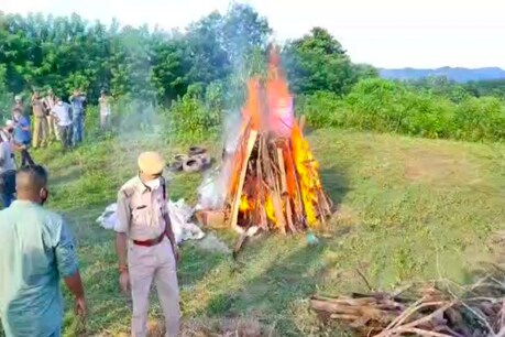 বঙাইগাঁও আৰক্ষীয়ে জ্বলাই দিলে বৃহৎ পৰিমাণৰ ড্ৰাগছ–নিচাজাতীয় সামগ্ৰী বঙাইগাঁও আৰক্ষীয়ে জ্বলাই দিলে বৃহৎ পৰিমাণৰ ড্ৰাগছ–নিচাজাতীয় সামগ্ৰী