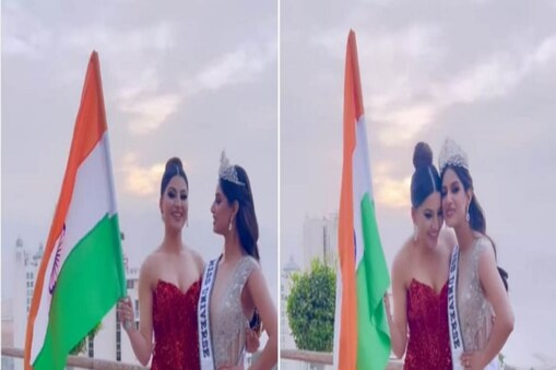 হৰনাজ মিছ ইউনিভাৰ্ছ হোৱাৰ পিছতে বিচাৰক হিচাপে থকা উৰ্বশী ৰৌতেলাৰ দুগালেৰে বৈ আহে আনন্দৰ চকুপানী। 