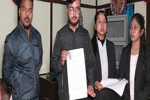 ৰাজ্যিক মানৱ অধিকাৰ আয়োগৰ দ্বাৰস্থ গুৱাহাটী বিশ্ববিদ্যালয় আইন মহাবিদ্যালয় ছাত্ৰ সন্থা। 