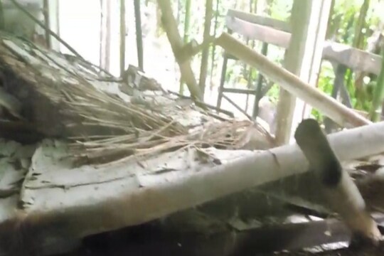বানপানীত ৰাজ্যবাসীয়ে ককবকাই থকাৰ মাজতে বাক্সাৰ লাৱদাংগুৰীত বন্যহস্তীয়ে ভাঙিলে ১২টাকৈ বাসগৃহ ...