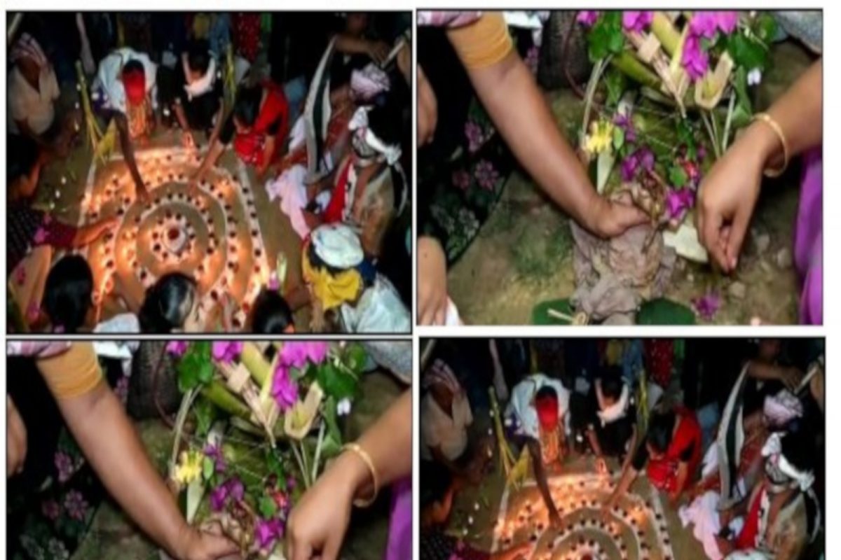 বৰষুণ বিচাৰি সৰুপথাৰত আয়োজন কৰা হৈছে ভেকুলীৰ বিয়া