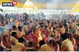 সোণাৰিত হোমৰ গুৰিত বহিল ২০১যোৰা দৰা-কইনা