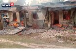বোকাখাত কুৰুৱাবাহী তিনিআলিত ভয়ংকৰ অগ্নিকাণ্ড