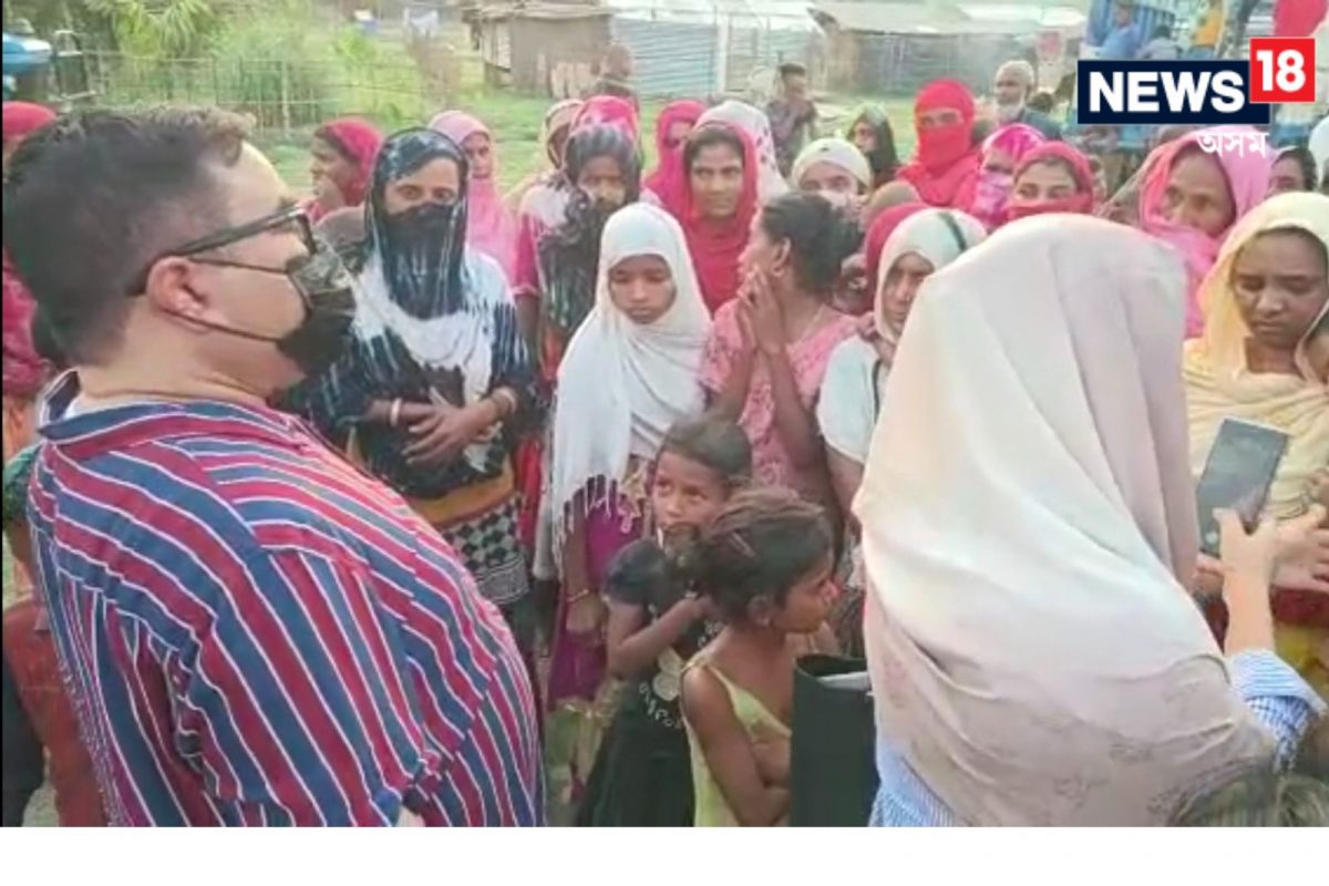 ডবকাৰ উচ্ছেদিত লোকৰ কাষত উচ্চ ন্যায়ালয়ৰ দল আৰু শিশু সুৰক্ষা সমিতি