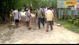 গাঁঠিৰ ধন ৰতনপুৰত ৰাইজে শ্ৰমদানেৰে কৰিলে পথ মেৰামতি