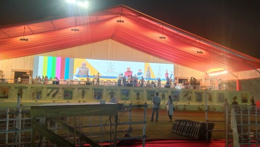 Khanapara field ready for Recritment Ceremony