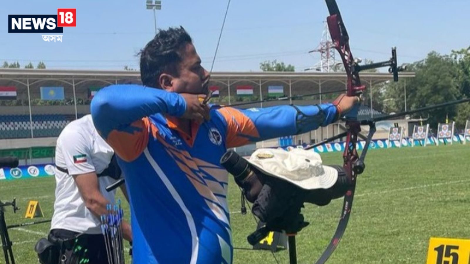 Jayanta Talukdar Led Indian Team Wins Gold Medal In Asia Cup Archery Asia Cup Archery জয়ন্ত 8267