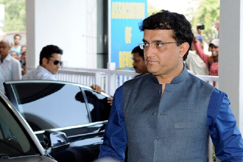 KOLKATA, INDIA - JUNE 6: Former Indian Cricket team captain Sourav Ganguly arrives for a meeting before the Indian team departs for Bangladesh tour on June 6, 2015 in Kolkata, India. The Indian Test team led by Virat Kohli will leave Kolkata for Dhaka on Monday to take part in a one-off Test match and three-match ODI series. (Photo by Samir Jana/Hindustan Times via Getty Images)