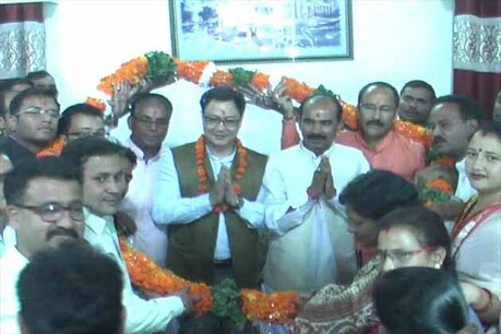 अल्मोड़ा में गृह राज्यमंत्री किरण रिजिजू