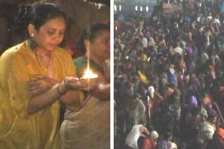 मकरसंक्रांति के पावन पर्व पर वाराणसी के गंगा घाटों पर श्रद्धालुओं का हुजूम उमड़ पड़ा. खासतौर पर दशाश्वमेध घाट पर हजारों की संख्या में लोगों ने कड़ाके की ठण्ड को मात देते हुए गंगा स्नान किया.
