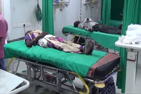 कैफियत एक्सप्रेस हादसे में घायलों का औरैया अस्पताल में चल रहा है इलाज