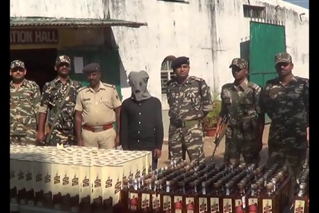 किशनंगज से शराब की बड़ी खेप बरामद (ईटीवी फोटो)