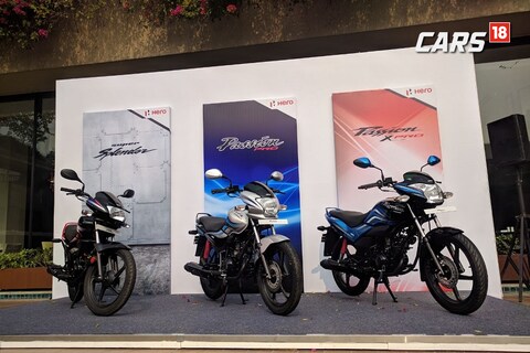Hero MotoCorp Unveils New Super Splendor, Passion Pro and Passion XPro. (Image: Manav Sinha/News18.com)