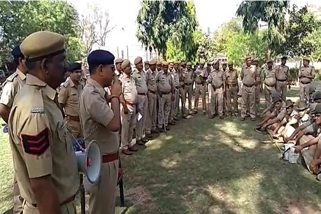 हनुमान जंयती पर पुलिस छावनी में तब्दील हुआ बूंदी शहर हनुमान जंयती पर पुलिस छावनी में तब्दील हुआ बूंदी शहर