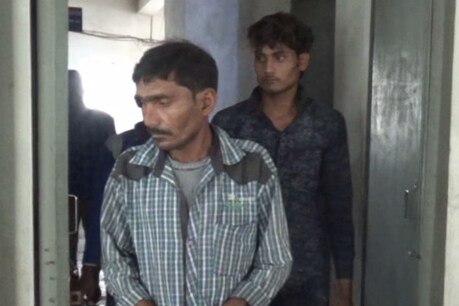 पुलिस की गिरफ्त में आरोपी मामा-भांजा