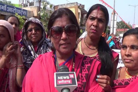 हड़ताली आंगनबाड़ी कार्यकर्ता विभा जैन