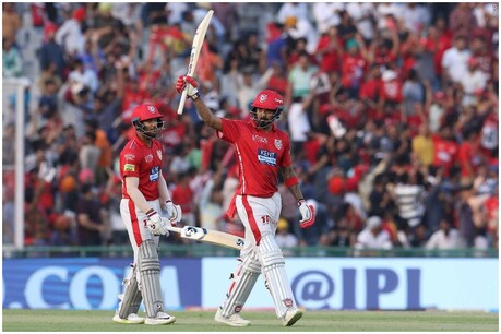 दिल्ली पर बरपा के एल राहुल का 'कहर', सिर्फ 14 गेंदों में जमाया IPL का सबसे तेज अर्धशतक (साभार iplt20.com)