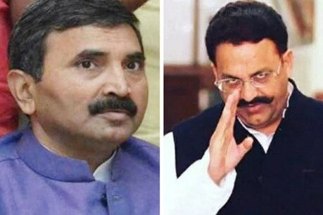 ब्रजेश सिंह (बाएं) और मुख्तार अंसारी. Photo: File