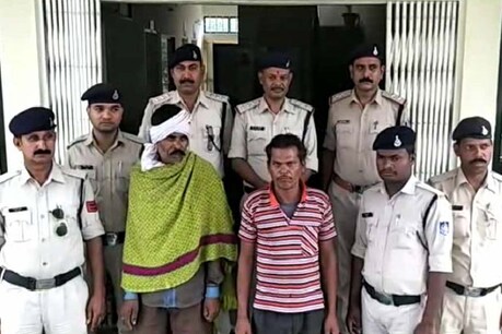 हत्या के मामले में गिरफ्तार दोनों आरोपी.