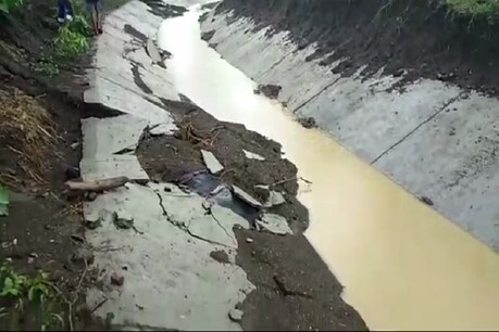 इस तरह बह गई 5.38 करोड़ से बनी नहर