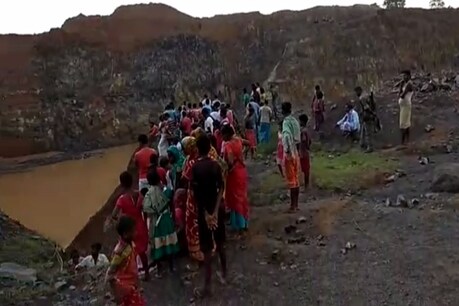 पाकुड़ - पत्थर खान दुर्घटना में मजदूर की मौत