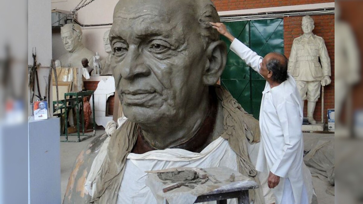 राम सुतार के 'सरदार' ने लिया 'स्टैचू ऑफ यूनिटी' का आकार - News18 हिंदी