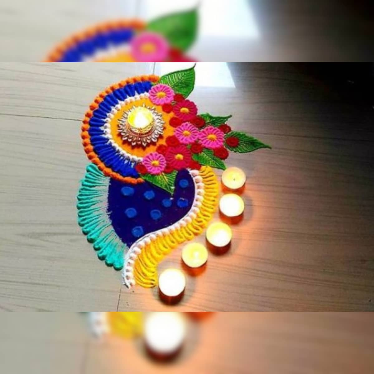Happy 2018 Diwali Rangoli Design Images: रंगोली के ...