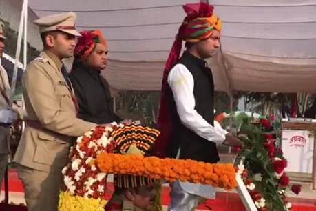 जयवर्धन ने परेड की सलामी भी ली