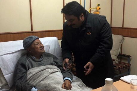आईजीएमसी में रविवार से भर्ती पूर्व सीएम वीरभद्र सिंह.